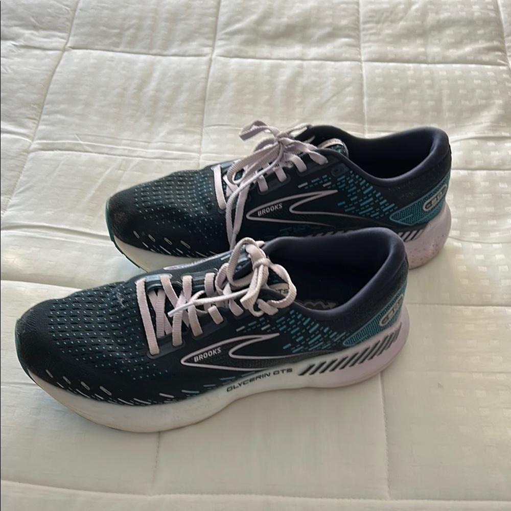 Brooks blue teal lavender glycerin gts2.0 size 10.5
